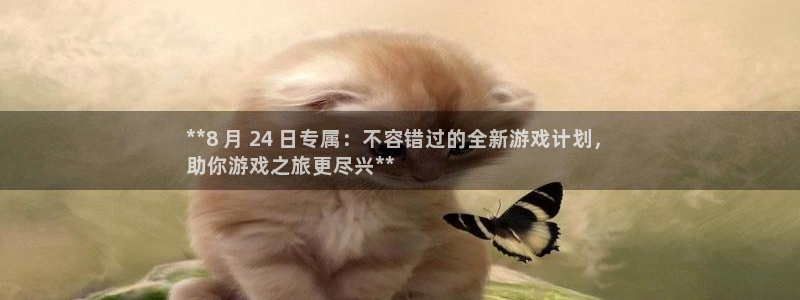 蓝狮价格：**8 月 24 日专属：不容错过的全新游戏计划，
助你游戏之旅更尽兴**